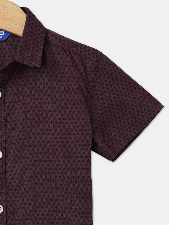 R&B Boys Maroon Shirts image number 2