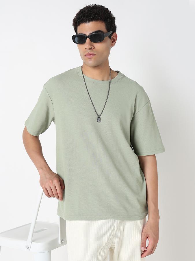 Solid Men Round Neck T-Shirt 
