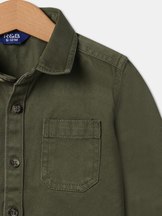 Boys Spread-Collar Shirt image number 2