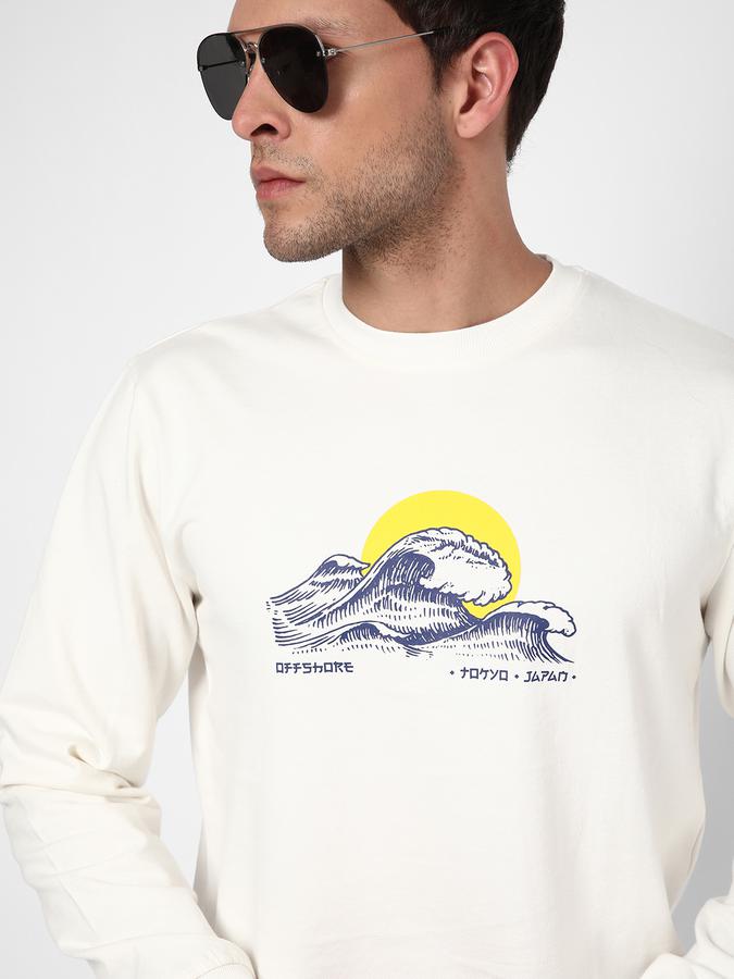 R&B White Men Sweatshirts & Hoodies