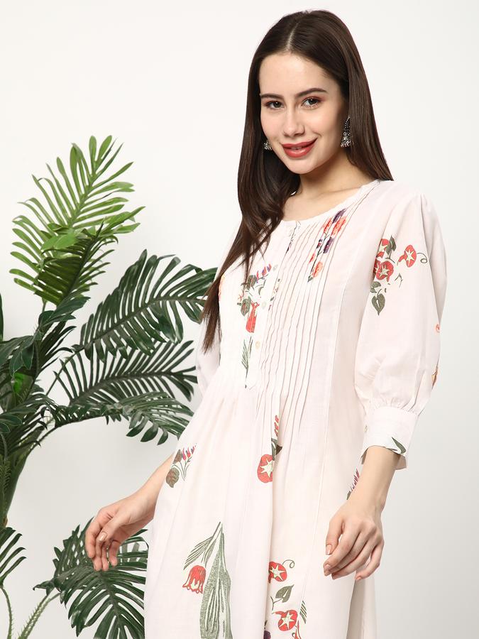 R&B Women Printed A-line Kurta 