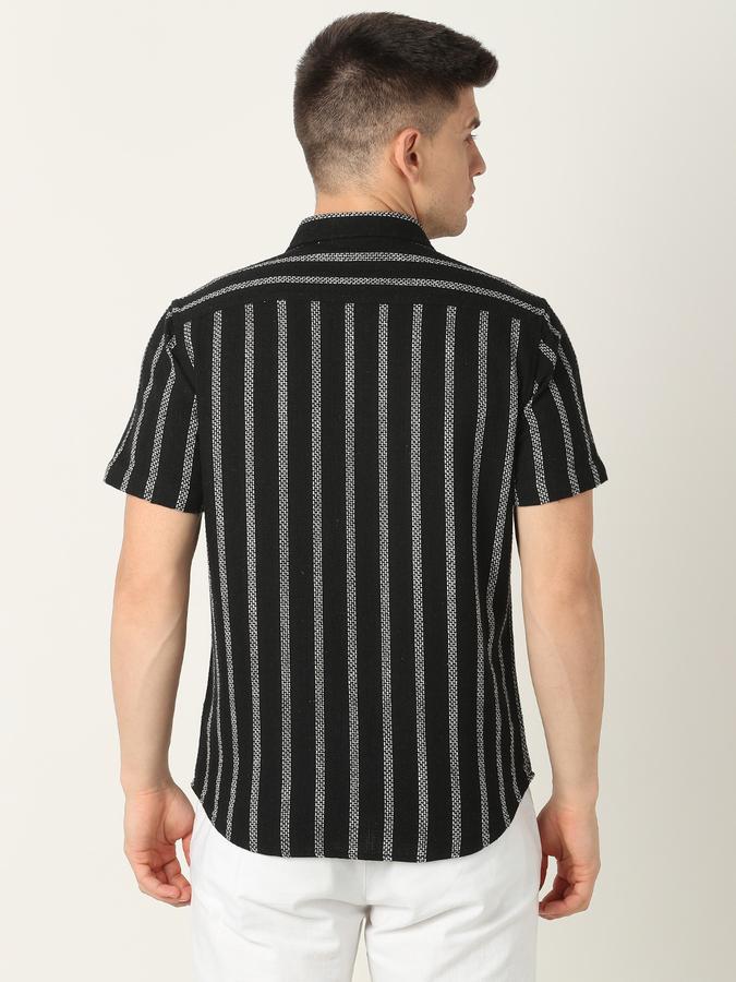 Men Striped Regular Fit Shirt image number 3