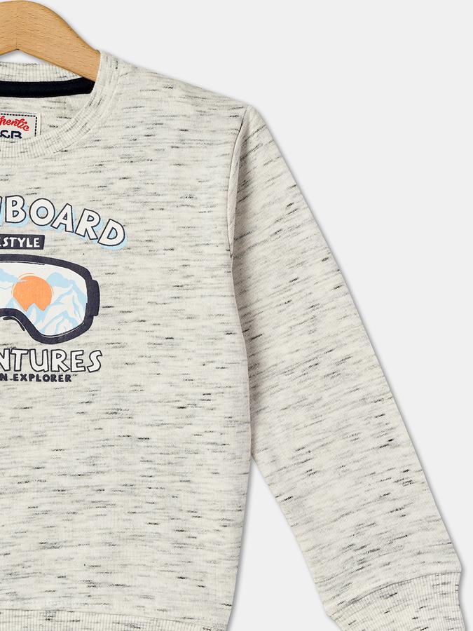 Boys Typographic Print Crew-Neck Sweatshirt image number 2