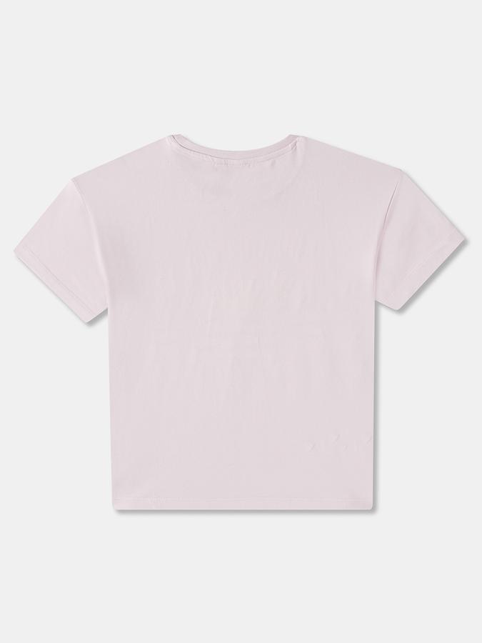 Embroidered T-Shirt With Crew Neck and Short Sleeves image number 1