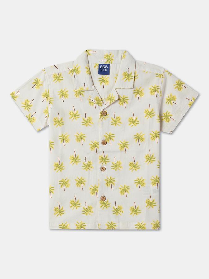 Boys Printed Regular Fit Shirt