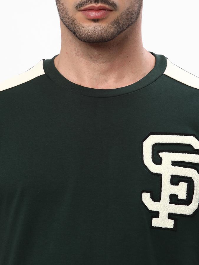 Men Typographic Print Round-Neck T-Shirt image number 3