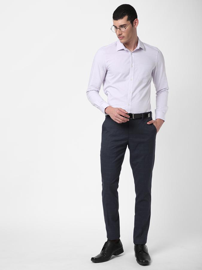 R&B Purple Men Casual Shirts image number 1