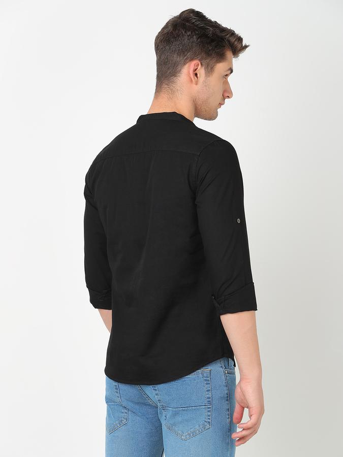 R&B Men's Solid Casual Shirt image number 3