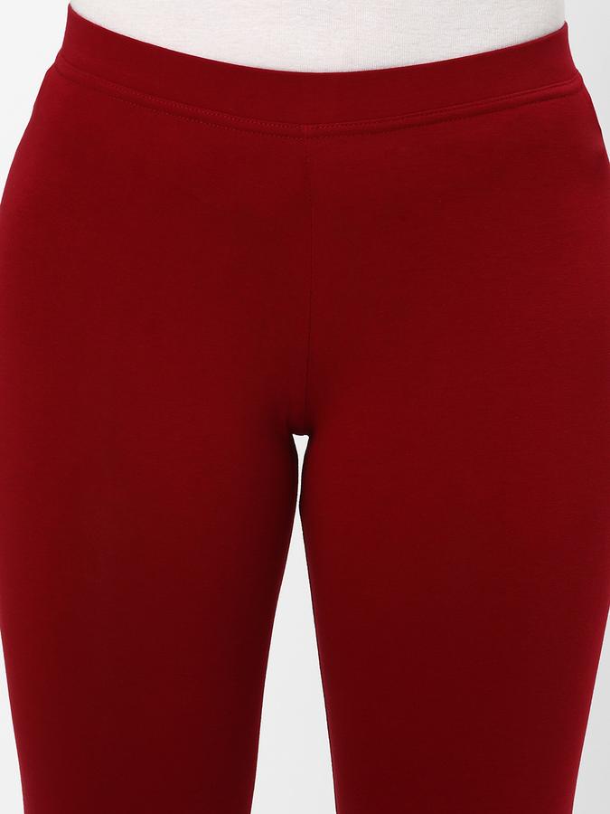 R&B Women Ethnic Wear Red Leggings image number 3