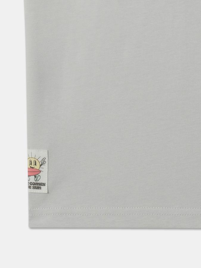 Boys Graphic Print Regular Fit Round-Neck T-Shirt image number 3