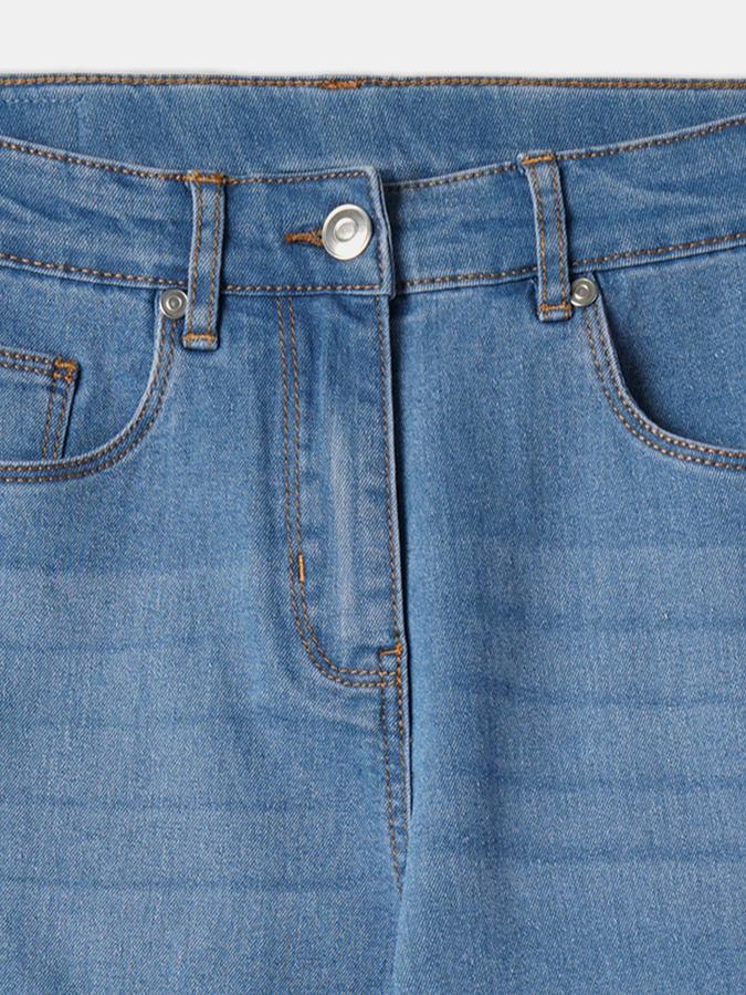 Girls Denim Skinny Fit Mid-Rise Clean Look Jeans