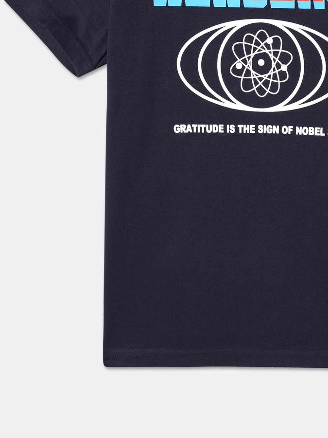 R&B Boy's Round Neck Graphic Tee image number 3