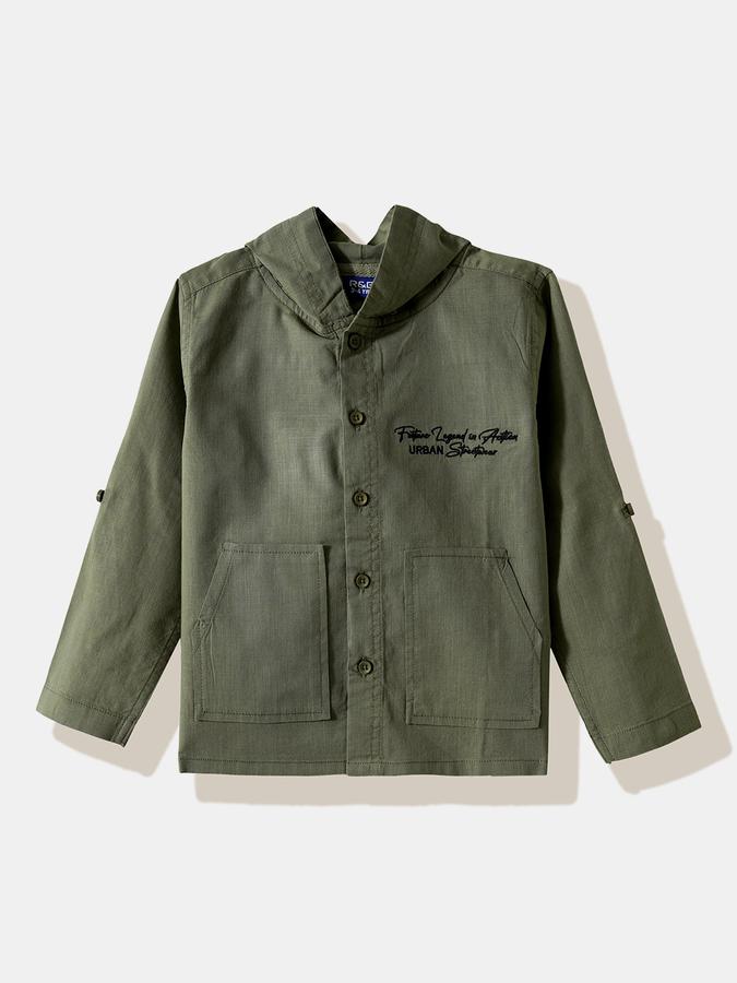 R&B Boys' Green Jacket