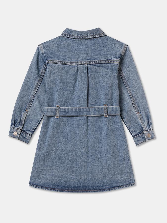 Girls Midi/Knee Length Casual Dress 3/4 Sleeve image number 1