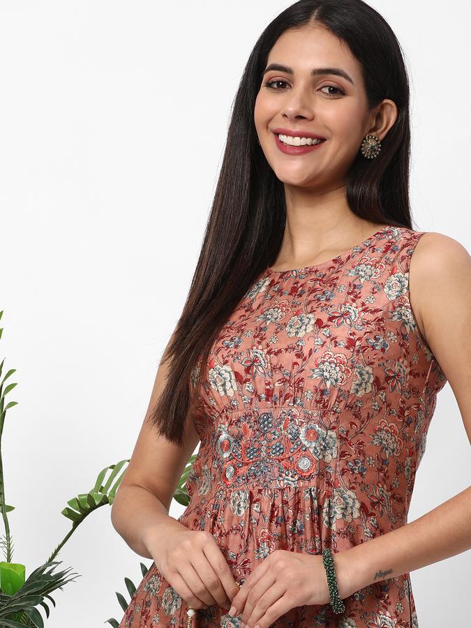 Women Floral Print A-Line Kurta