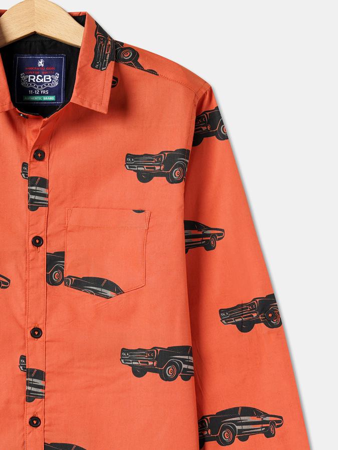 R&B Boys Brown Shirts image number 2