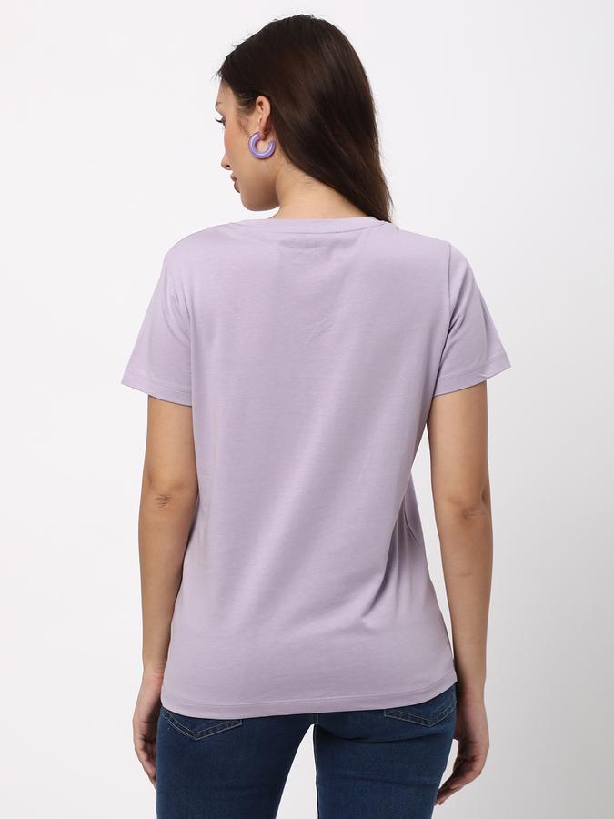 Women Cotton Regular Fit Crew Neck Graphic T-shirt