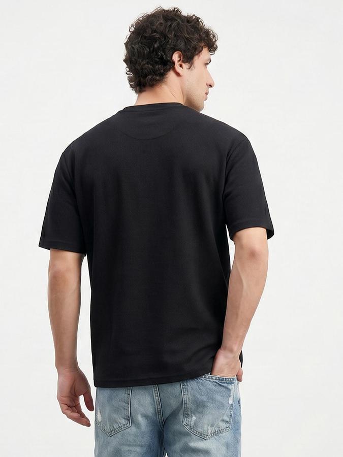 R&B Black Men Textured Short Sleeves Tshirt
