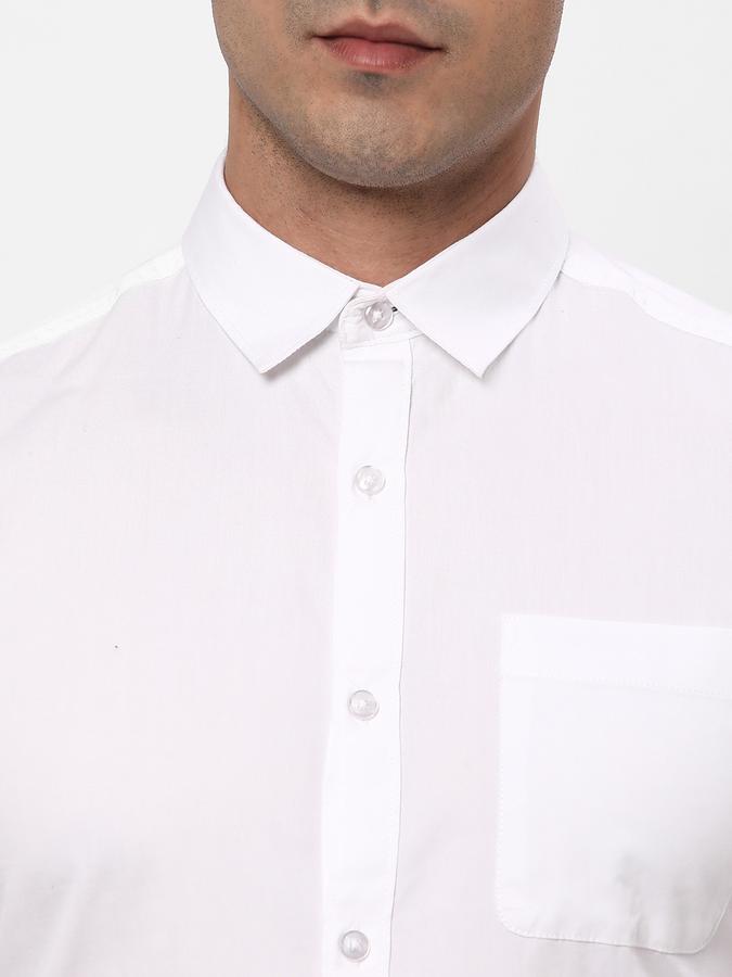 Men Solid Regular Fit Shirt image number 3