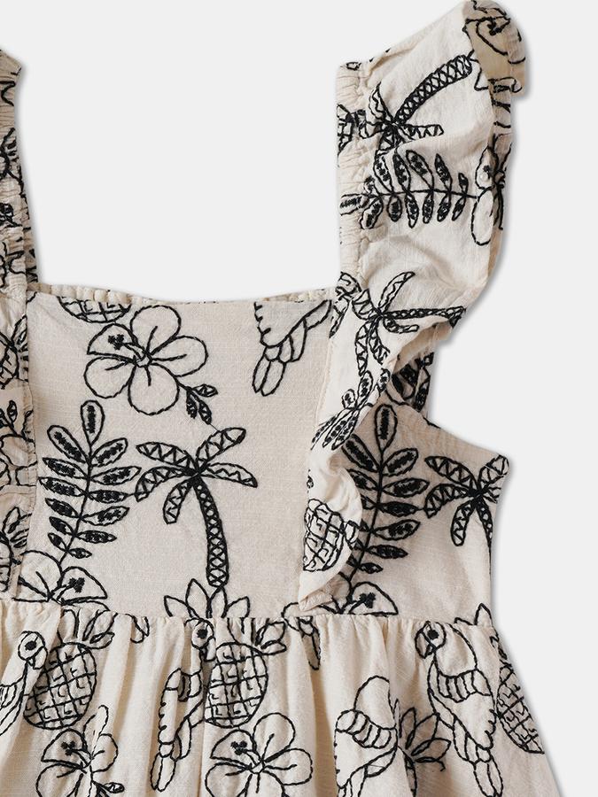 R&B GIRLS Short Sleeves Printed DRESS image number 2