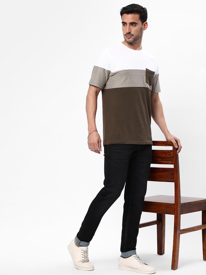 R&B Men's Colour Blocked T-Shirt image number 1