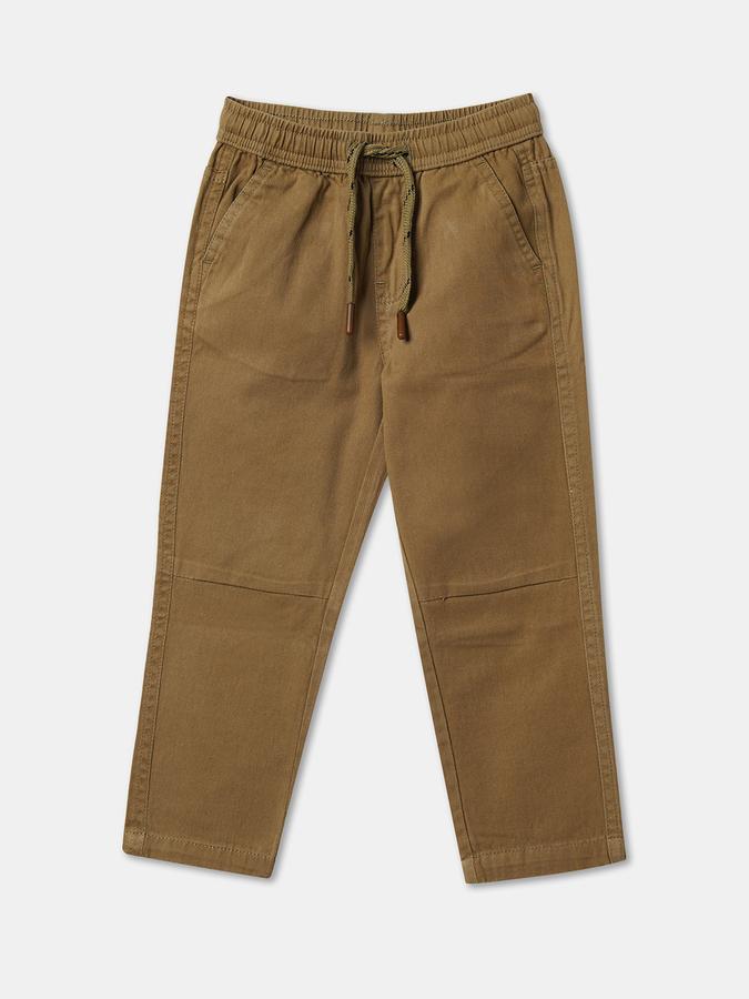 Relaxed Boys Khaki Trousers  image number 0