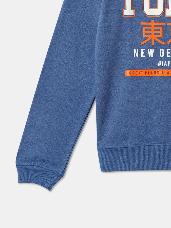 Boys Typographic Print Crew-Neck Sweatshirt image number 3
