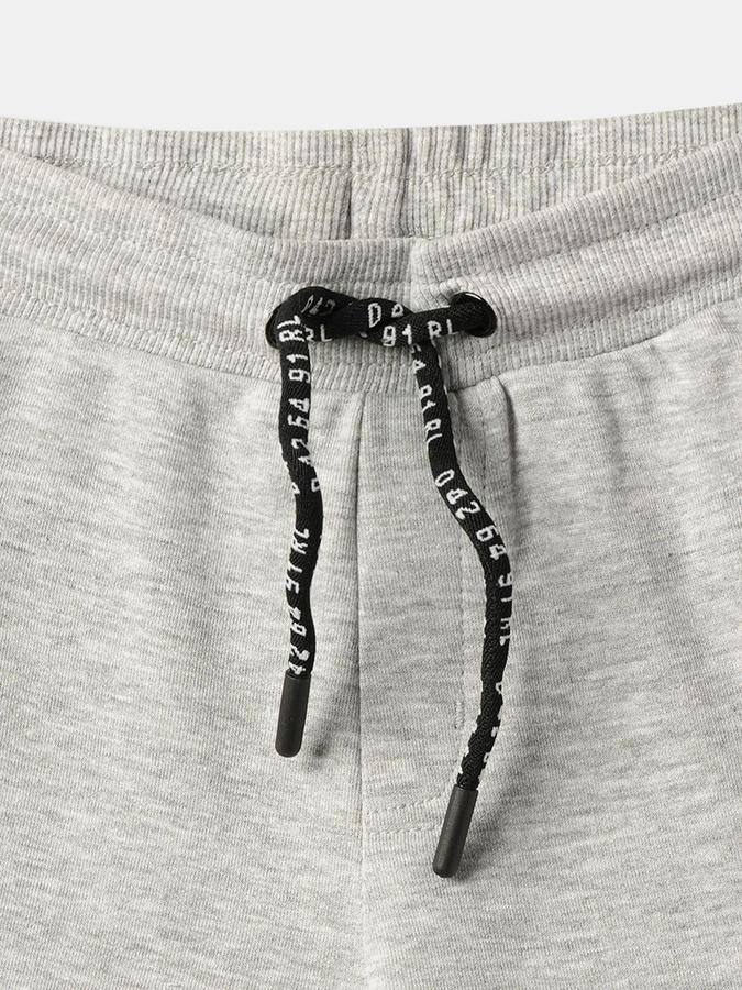 Boys Cotton Regular Fit Elastic Waist Solid Knit Shorts