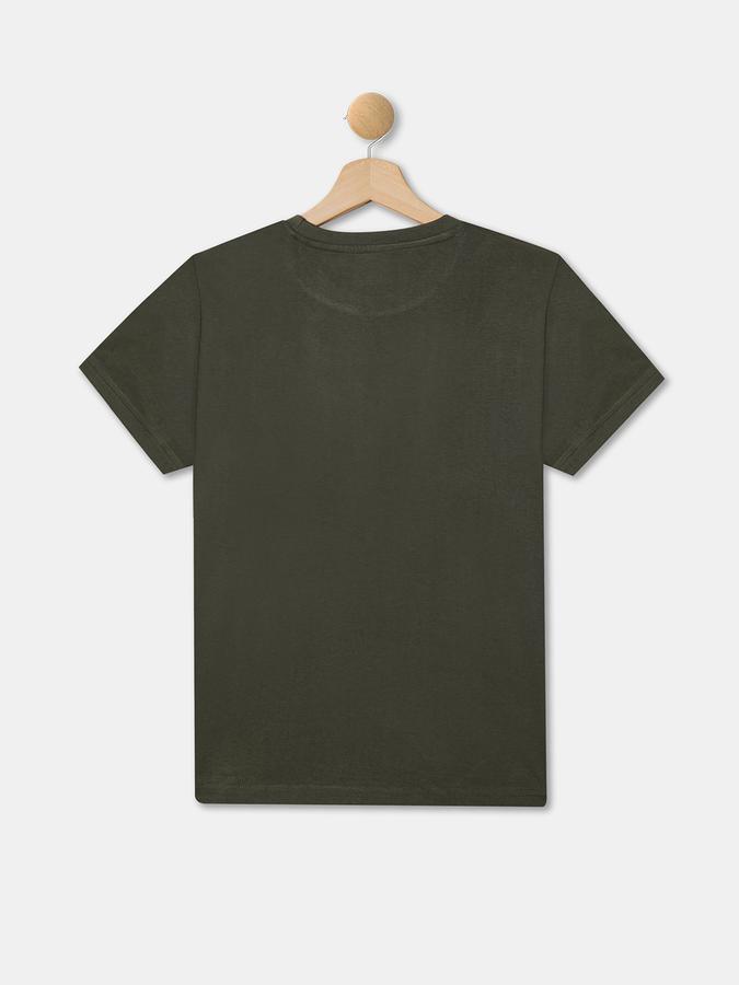 Boys Relaxed Fit Round-Neck T-Shirt image number 1