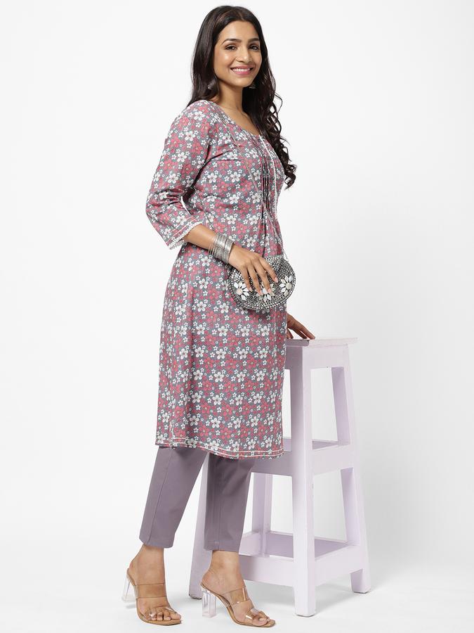 R&B Women Pink Kurtas image number 1