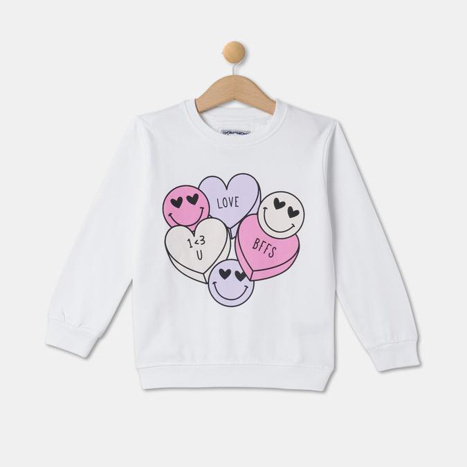 R&B Girl's Round Neck Sweat Top