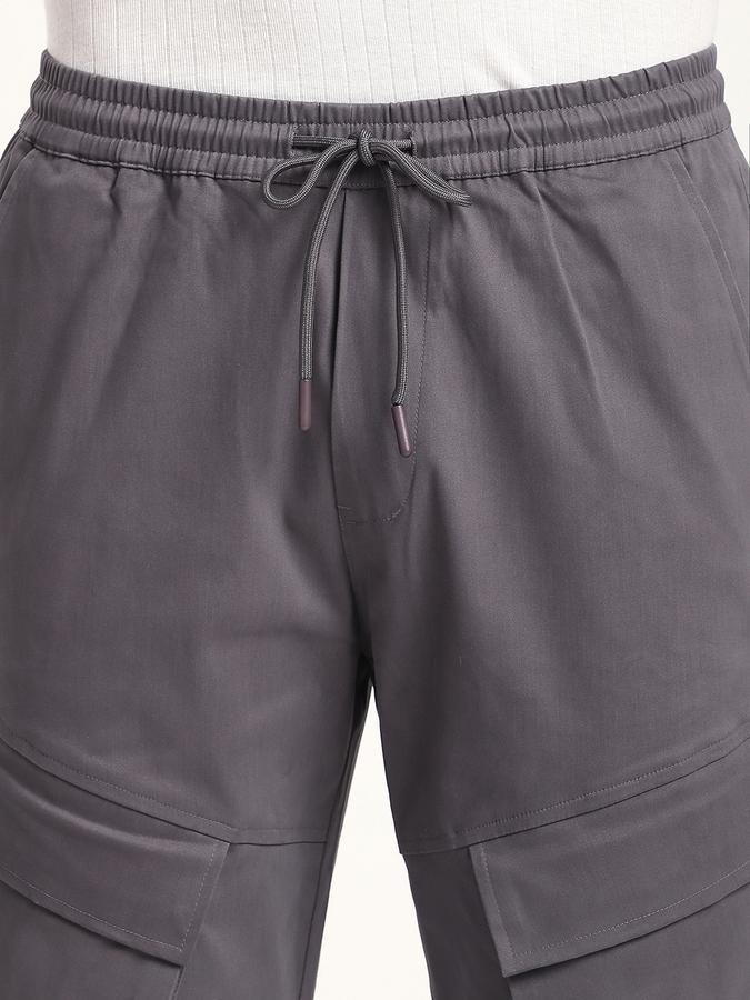 R&B Men's Dark Grey Trousers
