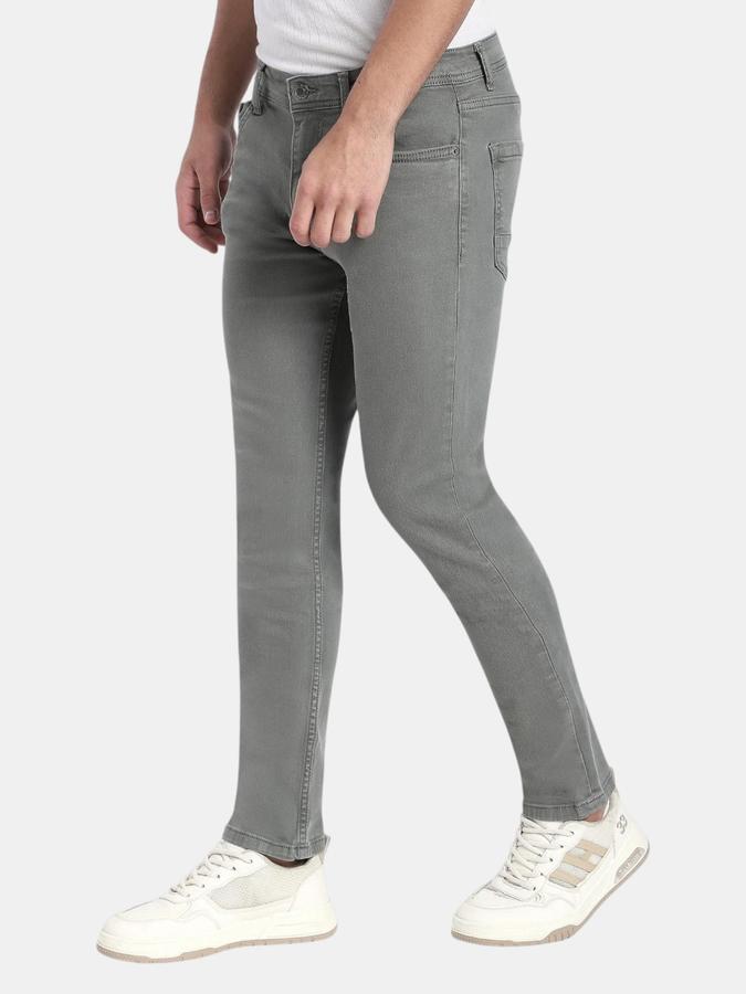 R&B Olive Slim Fit Men Mid Rise Jeans