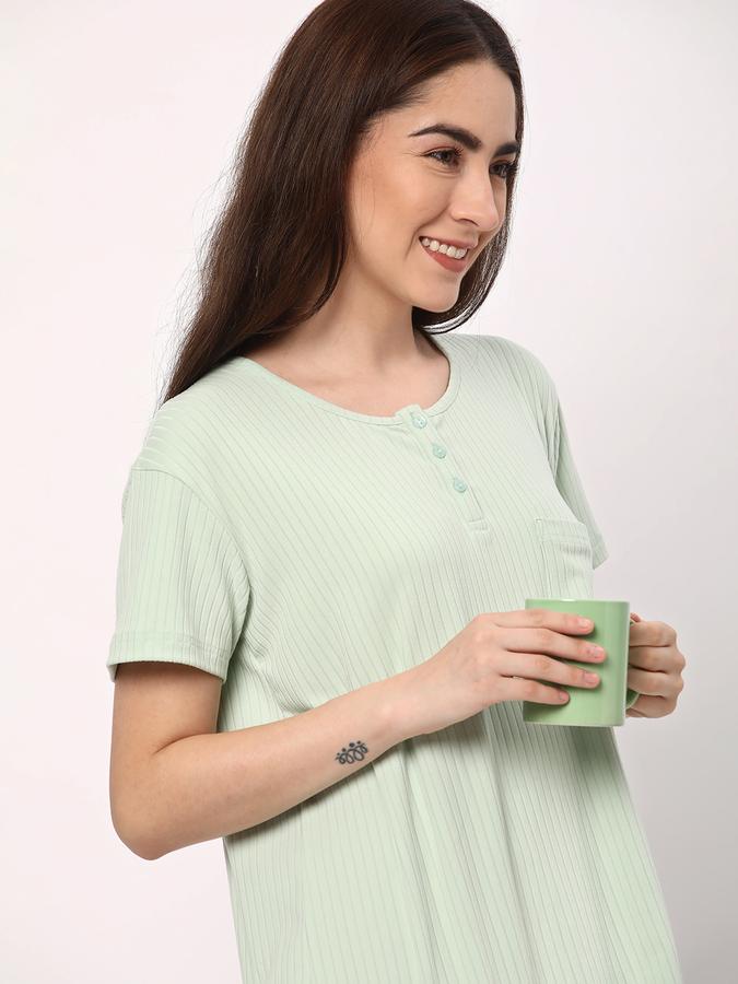 R&B Women Green Night Dresses