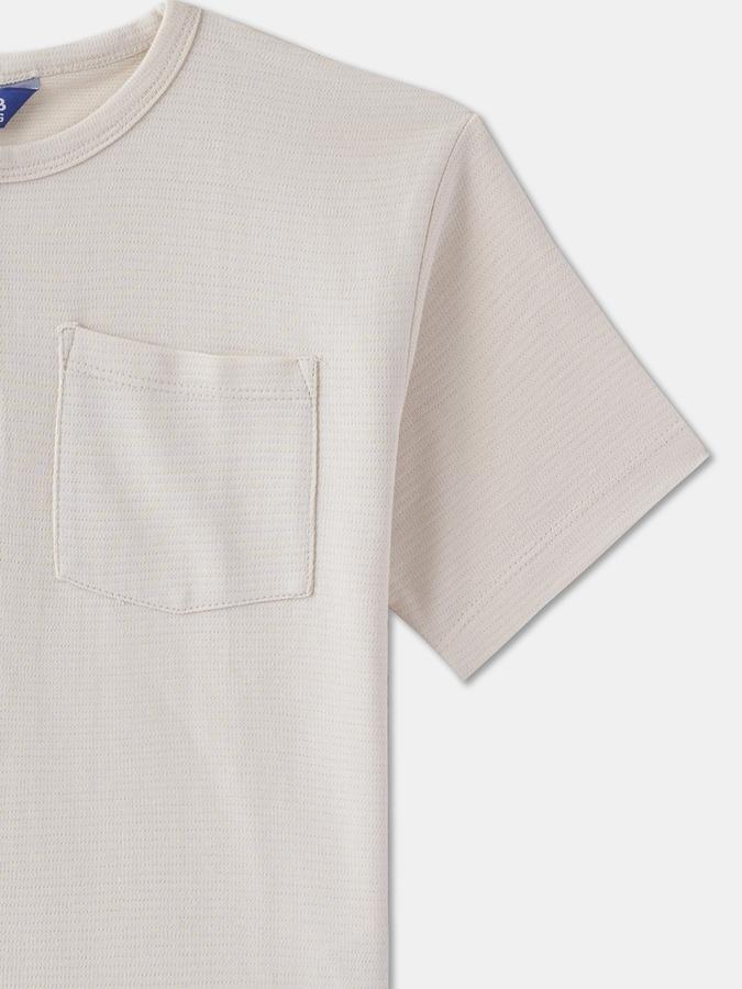 Boys Regular Fit Short Sleeve Henley Neck T-Shirt