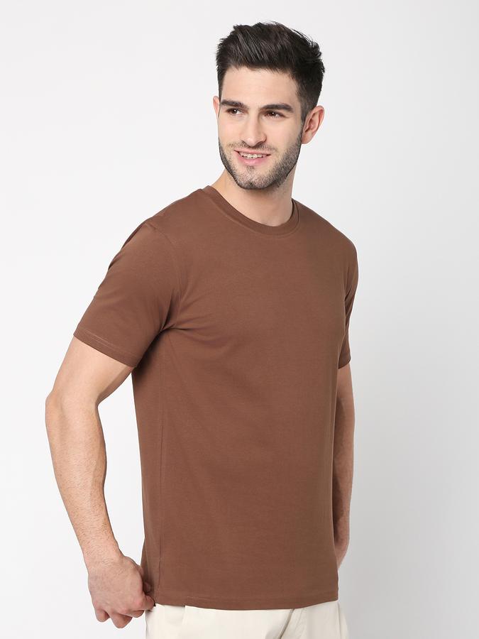 Men Regular Fit Crew-Neck T-Shirt image number 2