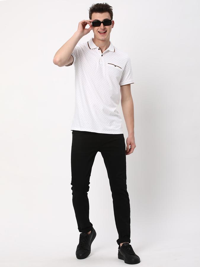 Men Regular Fit Round-Neck T-Shirt image number 1