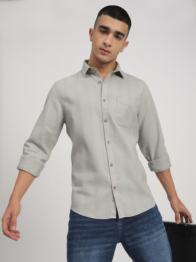 Mens Casual LONG SLEEVES shirt-Regular Fit