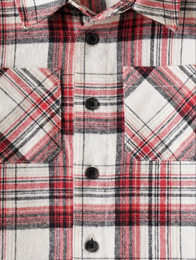 R&B Boys Multicolor Long Sleeves Checked Shirt