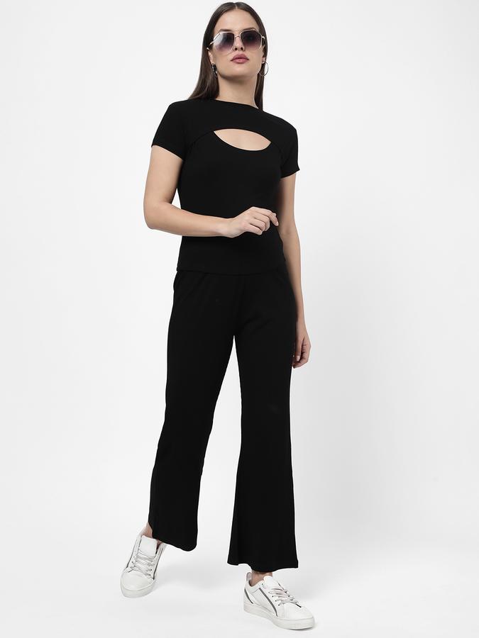 R&B Women's Flared Rib Pants image number 1