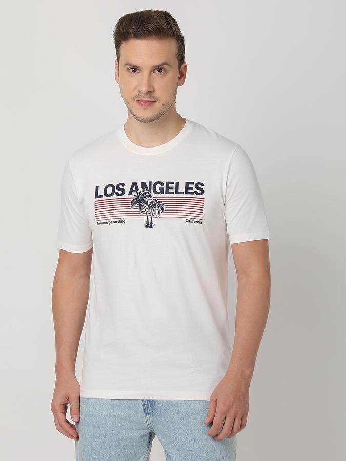 Typographic Print Regular Fit T-Shirt image number 0