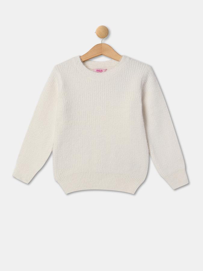 R&B Girls White Cardigan