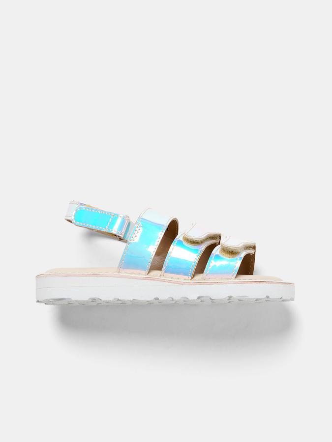 R&B Girls Blue Sandals image number 1