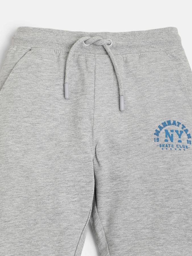 Flat-Front Jogger Pants with Elasticated Waist image number 2
