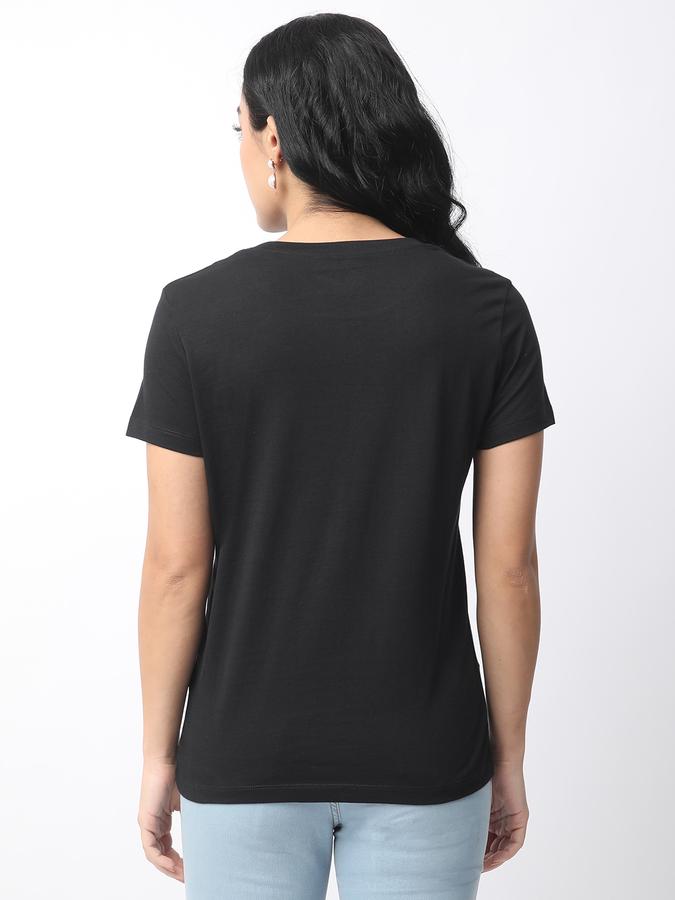 R&B Women Black Line-Art Print Line-Art Graphic T-Shirt