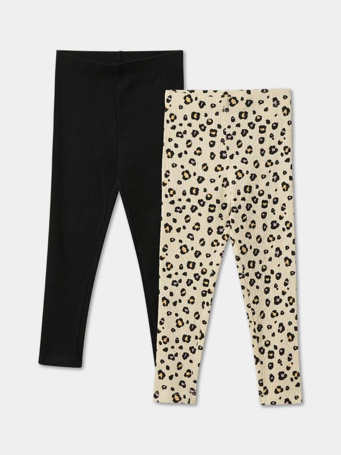 Legging For Girls Multicolor - Pack of 2 image number 0