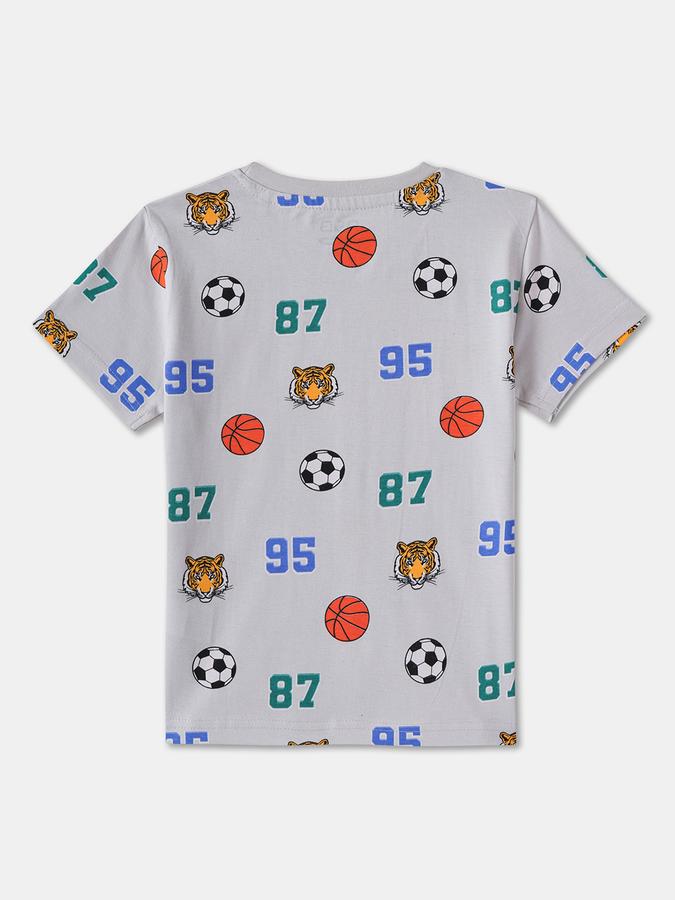 Boys Regular Fit Short Sleeve Crew Neck T-Shirt