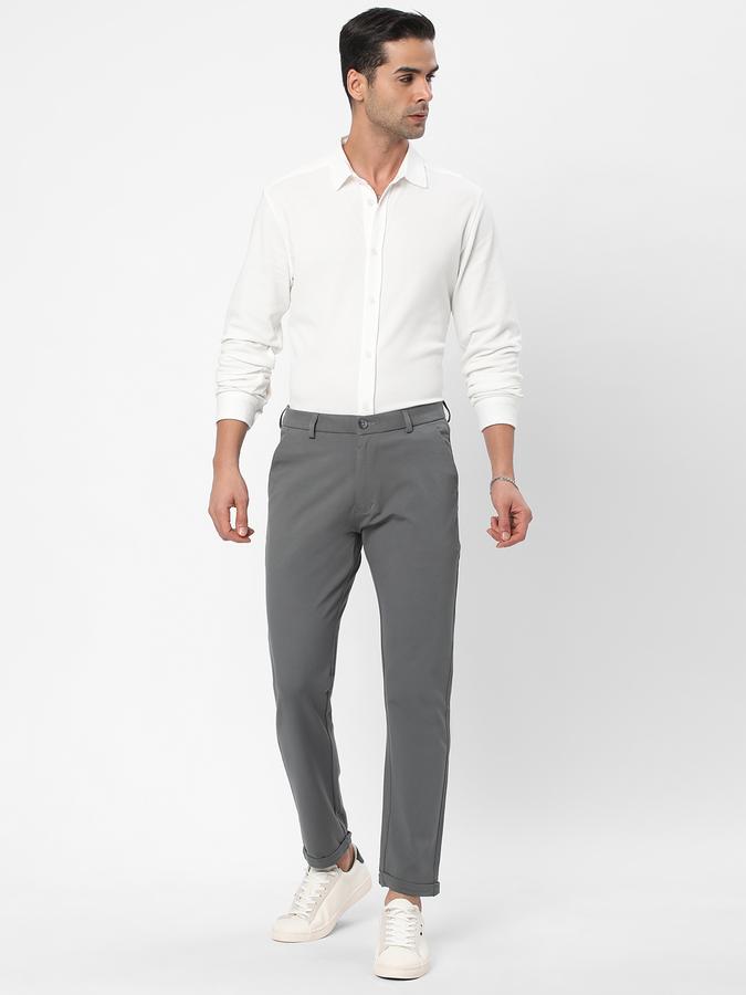 Men Slim Fit Trousers image number 1