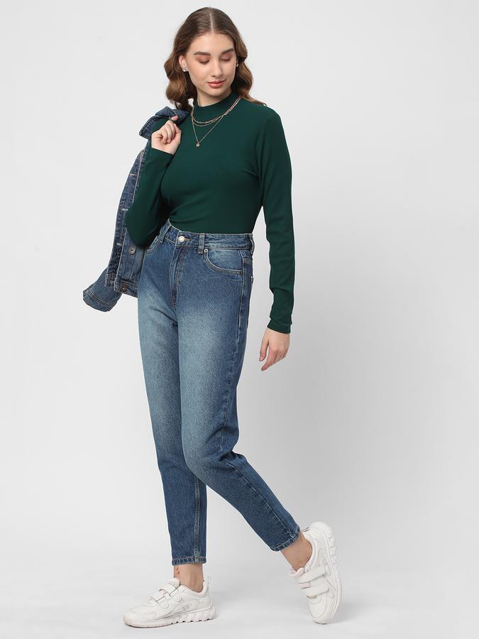 Women Round-Neck Regular Fit Top with Full Sleeves image number 1
