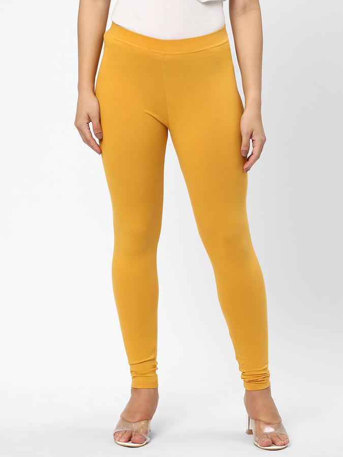 R&B Women Ethnic Wear Yellow Leggings